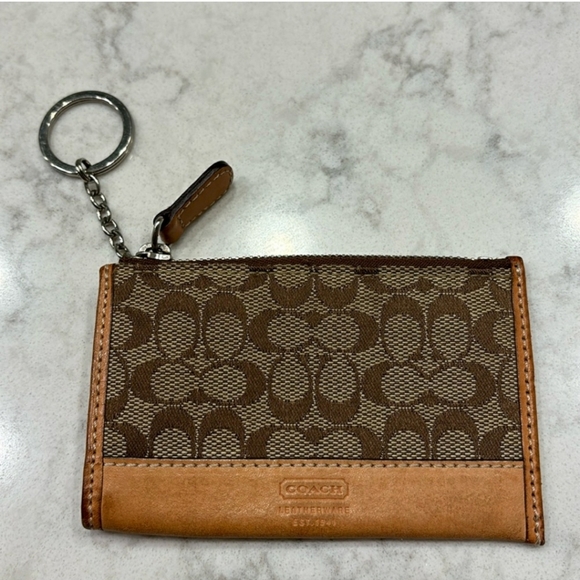 Vintage Coach Mini Shoulder Bag with wallet Y2K Coach mini baguette - Picture 4 of 6